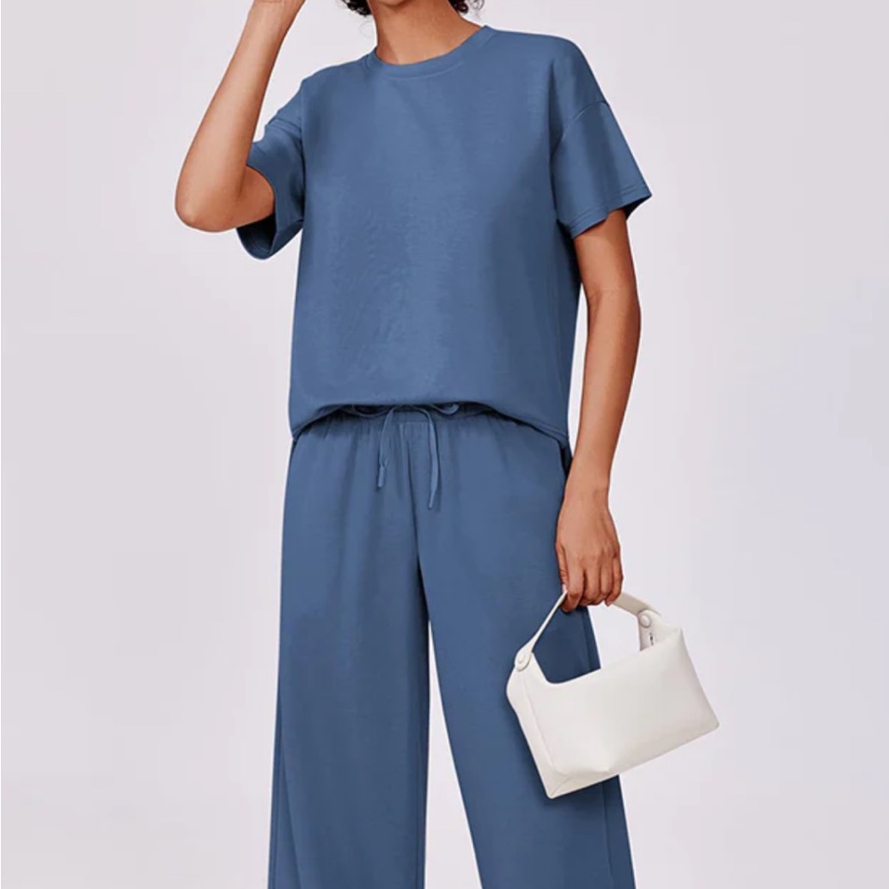 lounge set women large blue